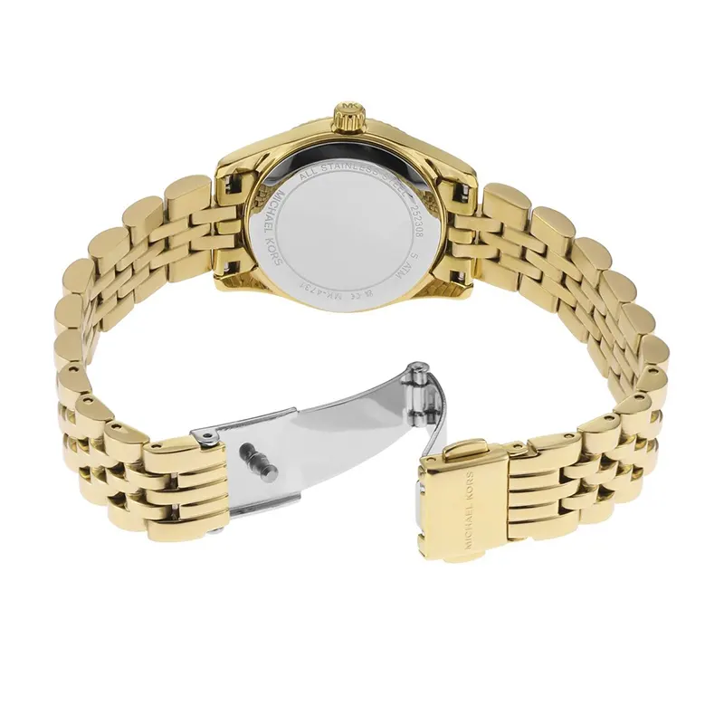 Michael Kors Petite Lexington Gold-tone Ladies Watch- MK4741